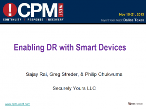 Enabling DR with Smart Devices