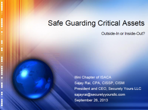 Safeguarding Critical Assets